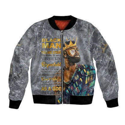 Black Man Africa Bomber Jacket Naturally King
