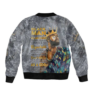 Black Man Africa Bomber Jacket Naturally King