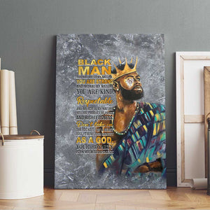 Black Man Africa Canvas Wall Art Naturally King