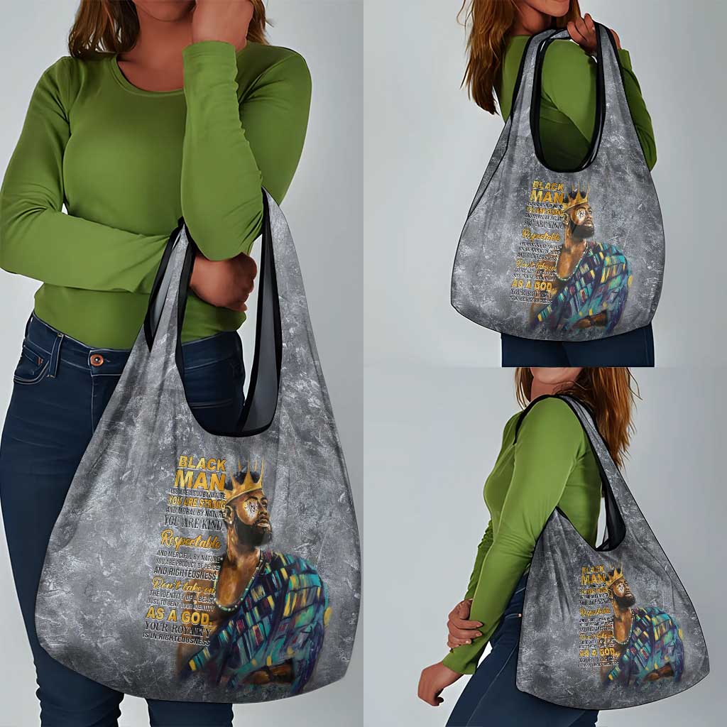 Black Man Africa Grocery Bag Naturally King