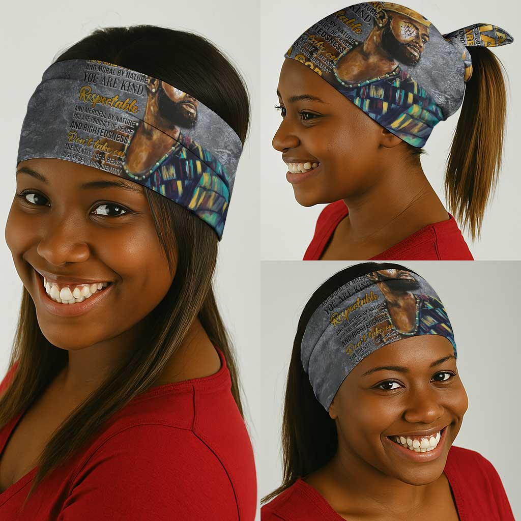 Black Man Africa Neck Gaiter Naturally King DT02
