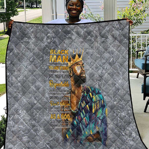 Black Man Africa Quilt Naturally King