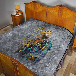 Black Man Africa Quilt Naturally King