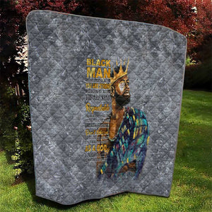 Black Man Africa Quilt Naturally King