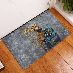 Black Man Africa Rubber Doormat Naturally King