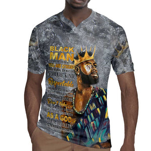 Black Man Africa Rugby Jersey Naturally King