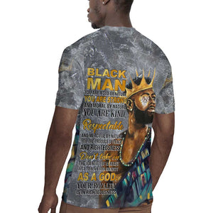 Black Man Africa Rugby Jersey Naturally King