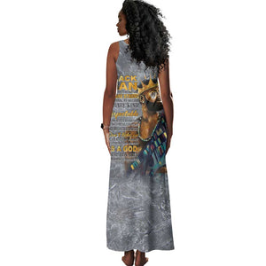 Black Man Africa Tank Maxi Dress Naturally King