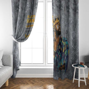 Black Man Africa Window Curtain Naturally King