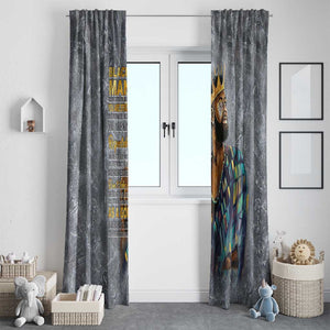 Black Man Africa Window Curtain Naturally King