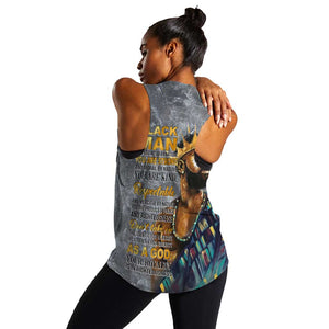 Black Man Africa Women Racerback Tank Naturally King