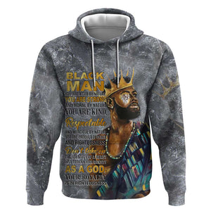 Black Man Africa Zip Hoodie Naturally King