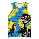 African Art Viva Underground Psychedelic Vintage Style Basketball Jersey DT02
