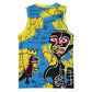 African Art Viva Underground Psychedelic Vintage Style Basketball Jersey DT02