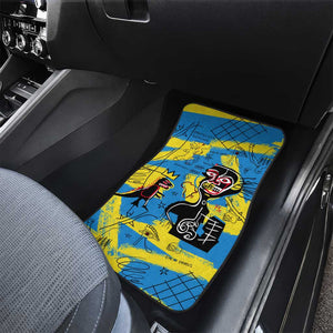 African Art Viva Underground Psychedelic Vintage Style Car Mats