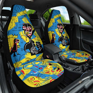 African Art Viva Underground Psychedelic Vintage Style Car Seat Cover