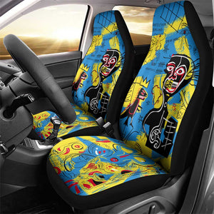 African Art Viva Underground Psychedelic Vintage Style Car Seat Cover