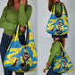 African Art Viva Underground Psychedelic Vintage Style Grocery Bag