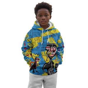 African Art Viva Underground Psychedelic Vintage Style Kid Hoodie