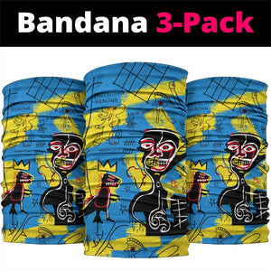 African Art Viva Underground Psychedelic Vintage Style Neck Gaiter DT02