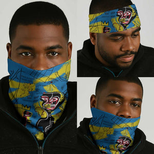 African Art Viva Underground Psychedelic Vintage Style Neck Gaiter DT02