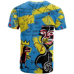 African Art Viva Underground Psychedelic Vintage Style T shirt