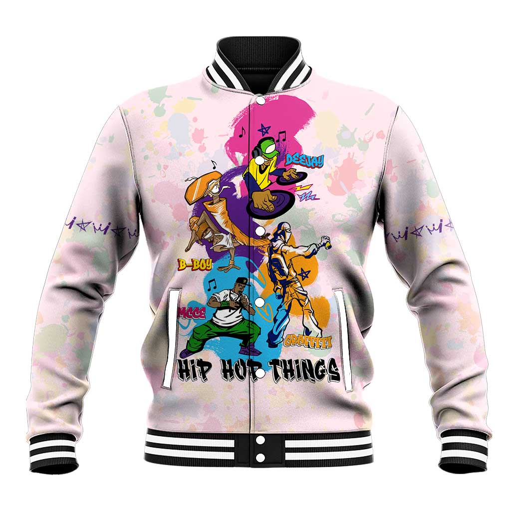 4 Elements Of Hip Hop Baseball Jacket DT02