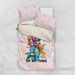 4 Elements Of Hip Hop Bedding Set