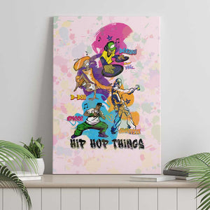 4 Elements Of Hip Hop Canvas Wall Art