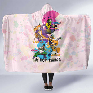 4 Elements Of Hip Hop Hooded Blanket