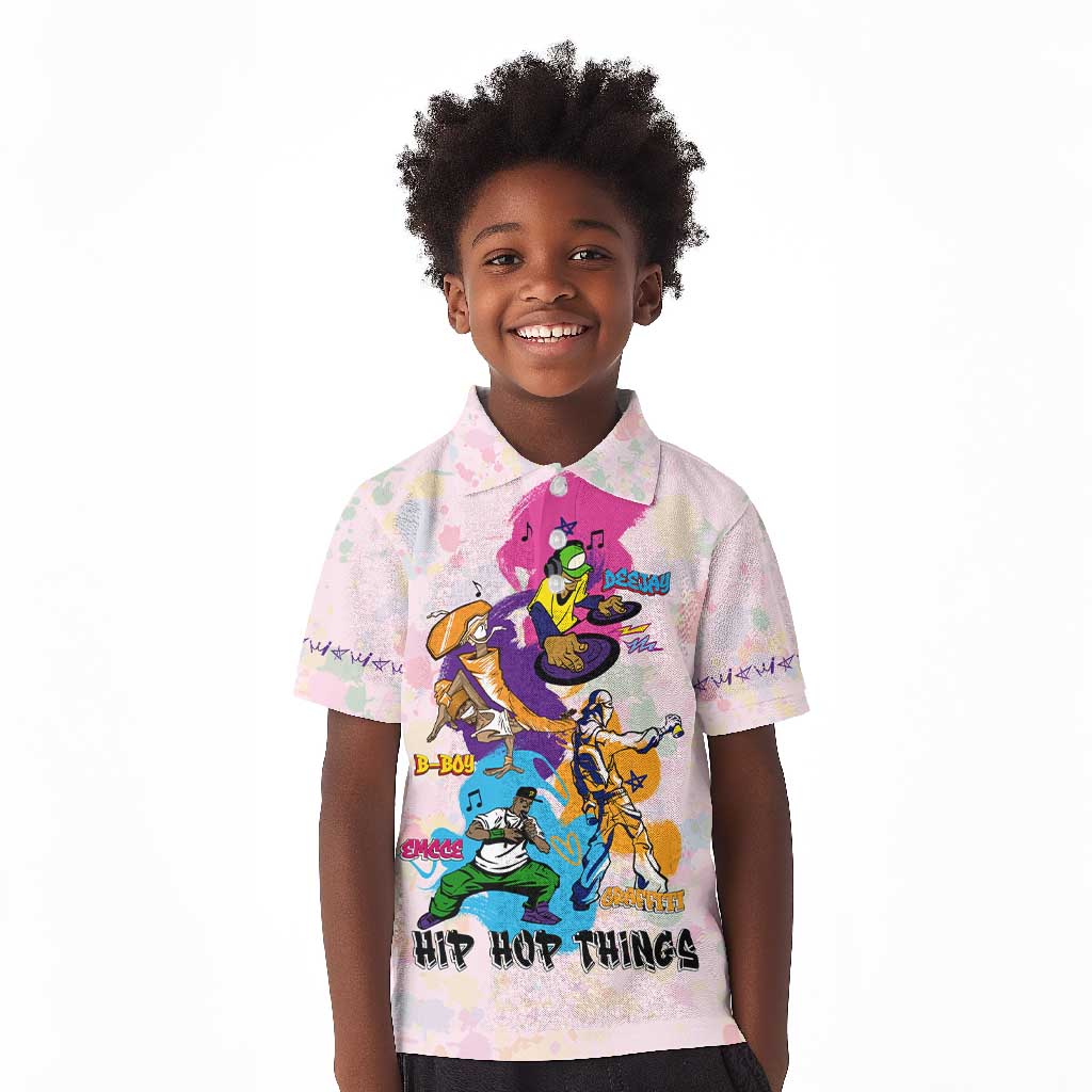 4 Elements Of Hip Hop Kid Polo Shirt