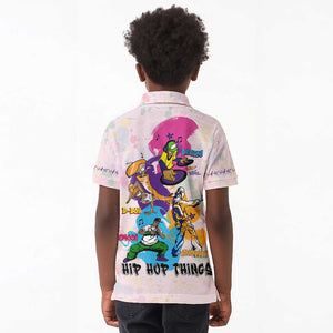 4 Elements Of Hip Hop Kid Polo Shirt