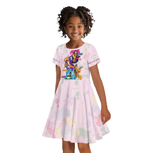 4 Elements Of Hip Hop Kid Short Sleeve Dress