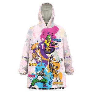 4 Elements Of Hip Hop KId Wearable Blanket Hoodie