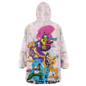 4 Elements Of Hip Hop KId Wearable Blanket Hoodie