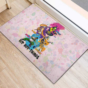 4 Elements Of Hip Hop Rubber Doormat