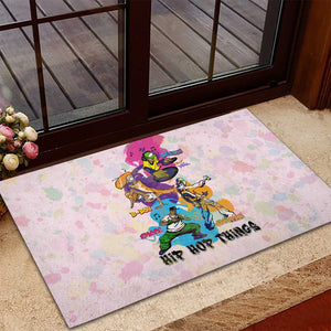 4 Elements Of Hip Hop Rubber Doormat