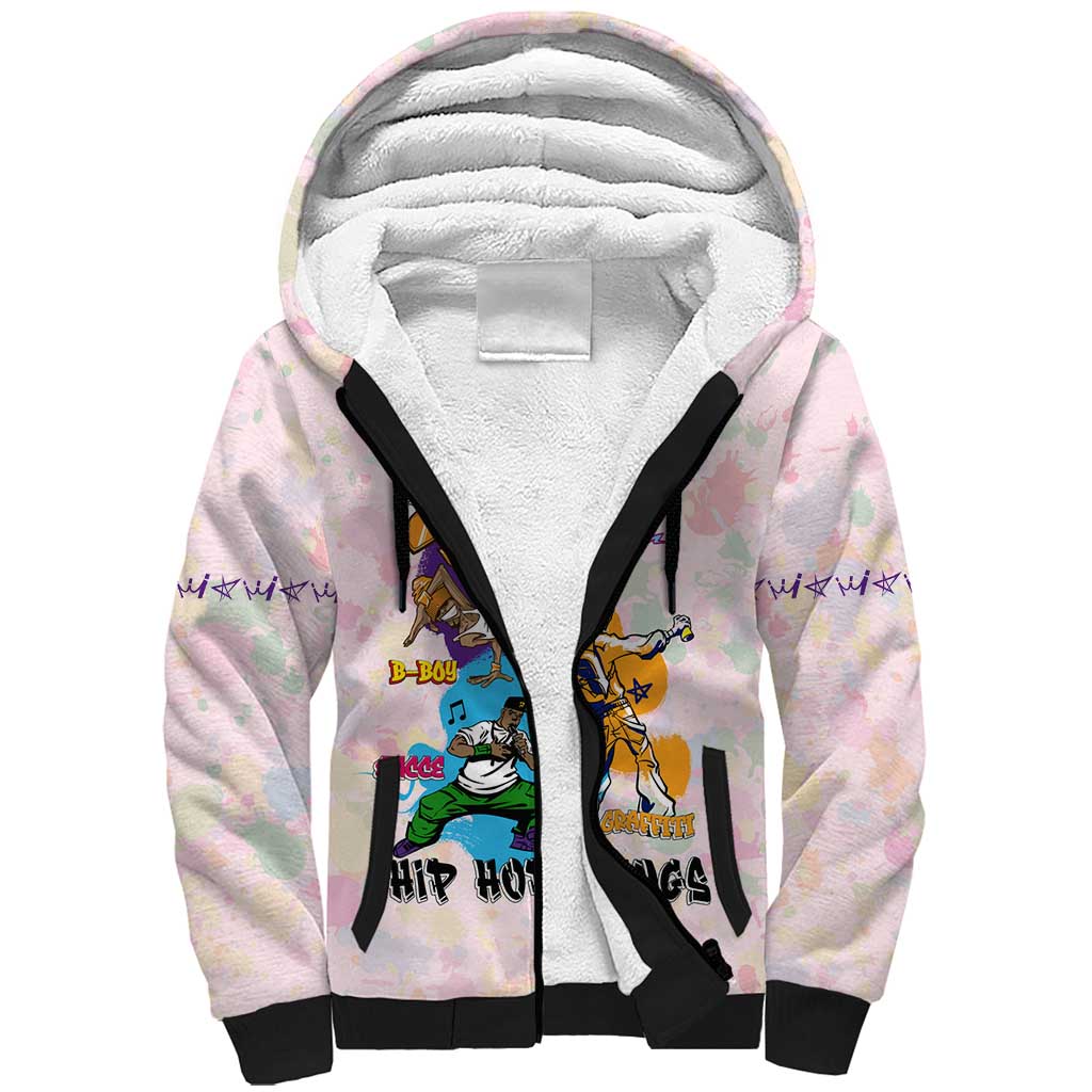 4 Elements Of Hip Hop Sherpa Hoodie