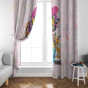 4 Elements Of Hip Hop Window Curtain