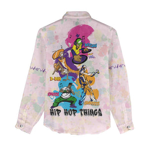 4 Elements Of Hip Hop Women Casual Shirt