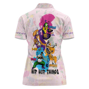 4 Elements Of Hip Hop Women Polo Shirt