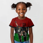 Mexico City 1968 African American Kid T shirt Black Power Salute