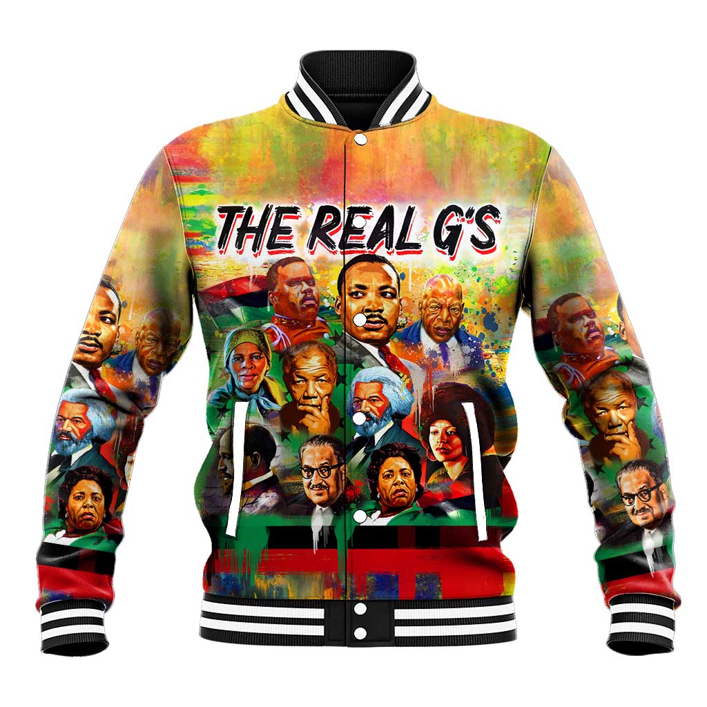 The Real G's Baseball Jacket Civil Rights Leaders DT02