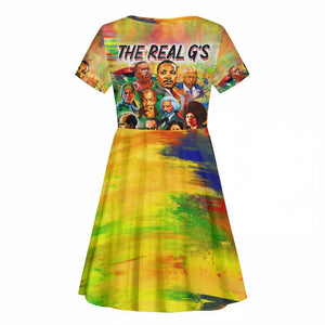 The Real G's Kid Short Sleeve Dress Civil Rights Leaders