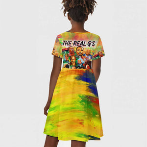 The Real G's Kid Short Sleeve Dress Civil Rights Leaders