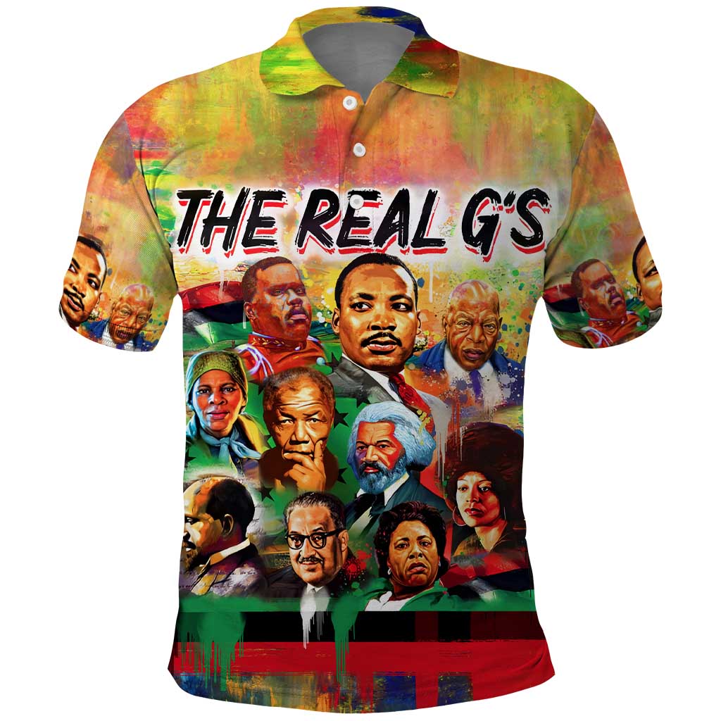 The Real G's Polo Shirt Civil Rights Leaders