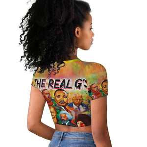 The Real G's Raglan Cropped T shirt Civil Rights Leaders