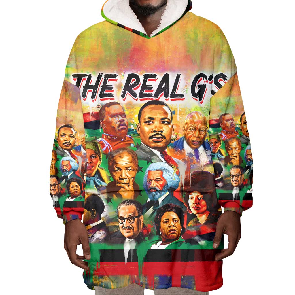 The Real G's Wearable Blanket Hoodie Civil Rights Leaders