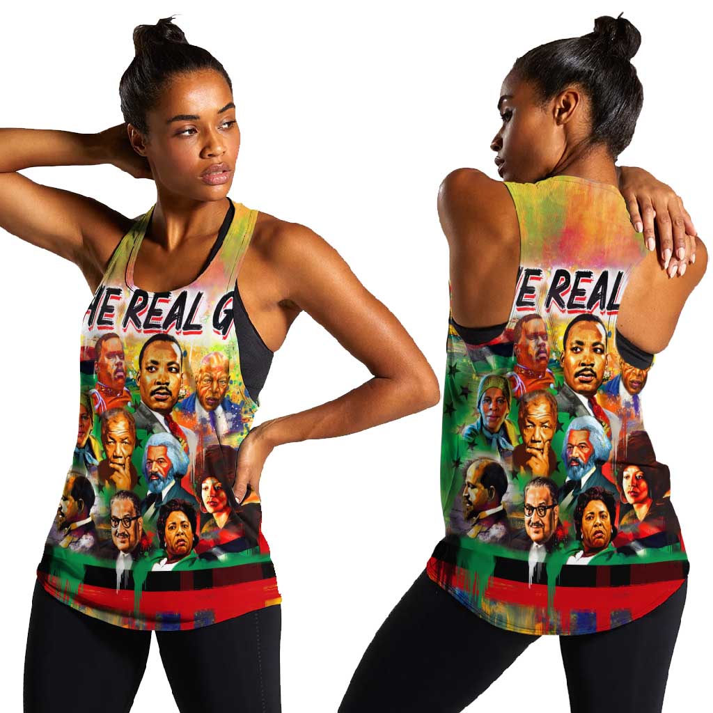 The Real G's Women Racerback Tank Civil Rights Leaders