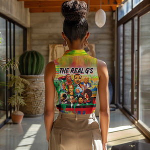 The Real G's Women Sleeveless Polo Shirt Civil Rights Leaders